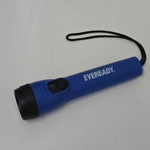 黑貓 EVEREADY 藍色 LED AA 電筒 Flashlight  戶外 行山 露營 夜間