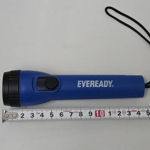 黑貓 EVEREADY 藍色 LED AA 電筒 Flashlight  戶外 行山 露營 夜間