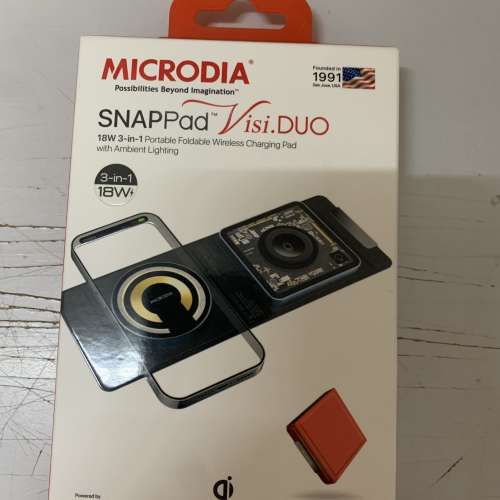 SNAPPad Visi.Duo 18W 3-in-1 Foldable Wireless Charging Station 三合一可折疊無...