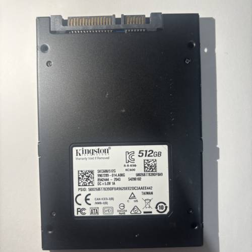 Kingston KC600 512GB 2.5&rdquo; SATA SSD