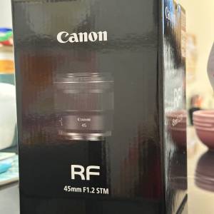 Canon RF45mm F1.2 STM