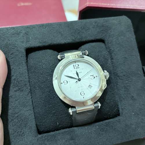 Cartier 卡地亞 Pasha de Cartier 41毫米精鋼腕錶 (型號：WSPA0010)原廠保養至2032年