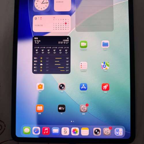 淨機Mon花ipad pro m4 13吋 256gb黑色 wifi 18次電循環
