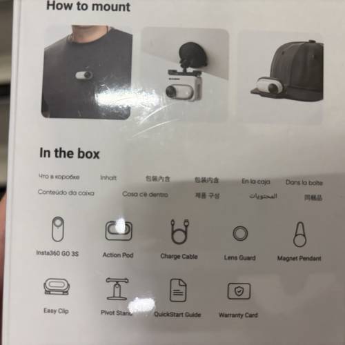 全新未開封Insta360 GO 3S 運動相機
