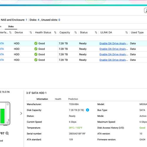 QNAP TS-453Be 8GB RAM 4-Bay NAS