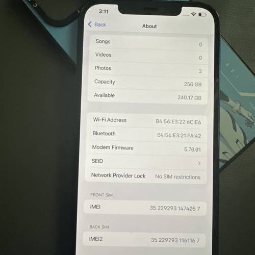 iPhone12 prol MAX256