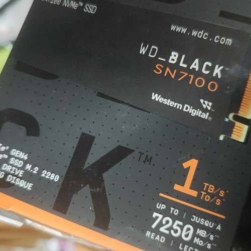 WD SN7100  1TB  NVME      PCIe Gen4