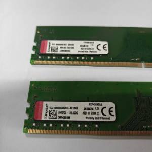 Kingston 8GB DDR4 2666 X2 共16GB