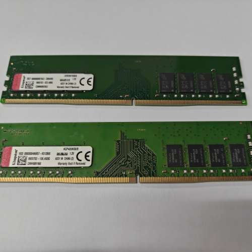 Kingston 8GB DDR4 2666 X2 共16GB