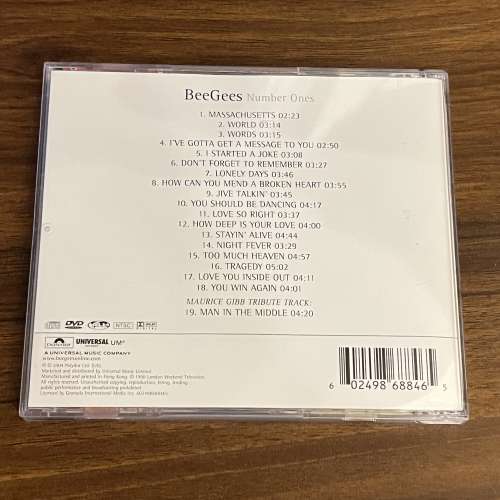 Bee Gees Number Ones 雙CD