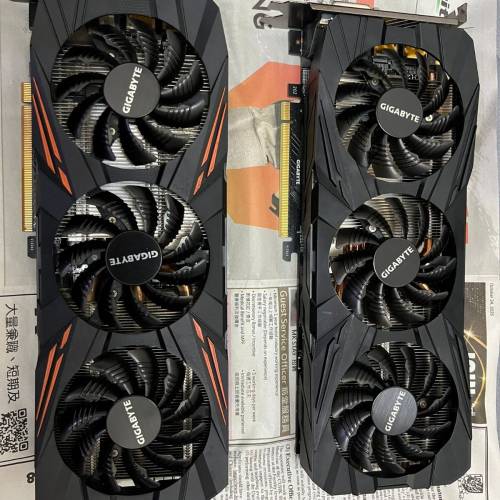 GTX1080  960  750TI RX570