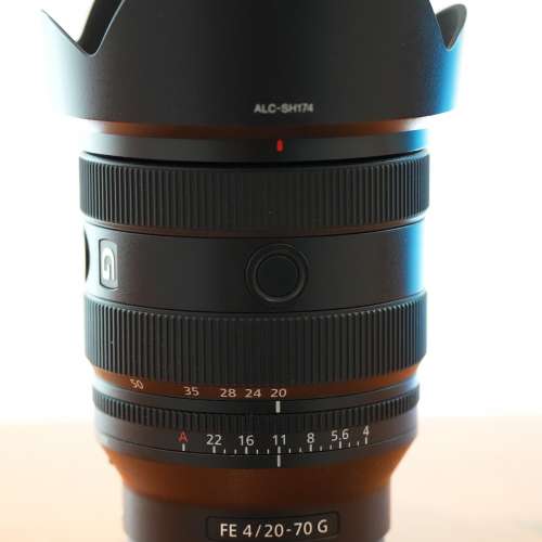 Sony FE 20-70mm F4G 鏡頭出讓