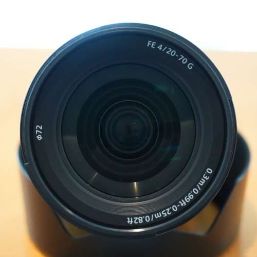 Sony FE 20-70mm F4G 鏡頭出讓