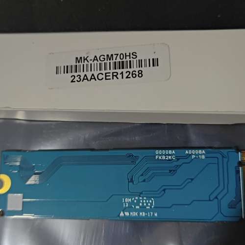 KIOXIA SSD 512GB XG6 M.2 2280 NVMe PCIe Gen3 x4