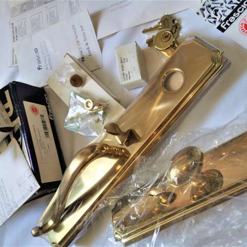 100% 全新意大利製造 Frascio High-end 大門鎖 Frascio Mortise Lock in InoxBrass