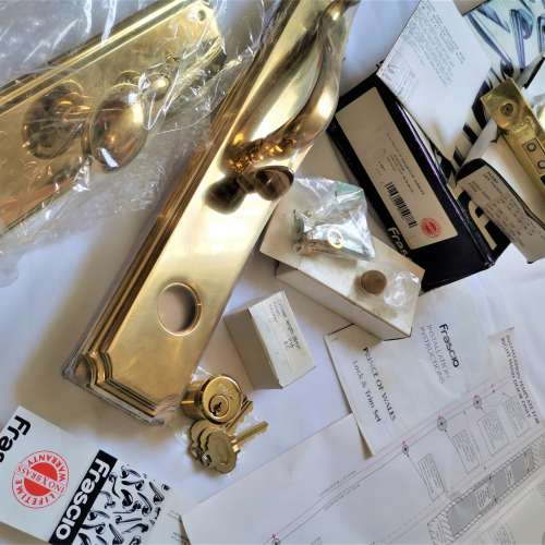 100% 全新意大利製造 Frascio High-end 大門鎖 Frascio Mortise Lock in InoxBrass