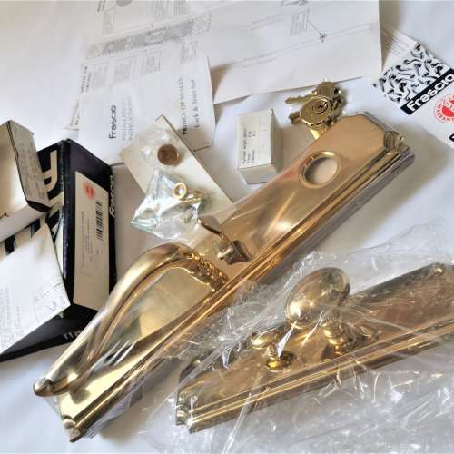 100% 全新意大利製造 Frascio High-end 大門鎖 Frascio Mortise Lock in InoxBrass