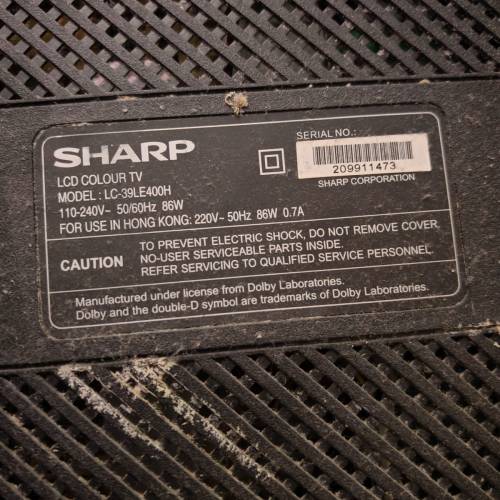 40吋SHARP電視機