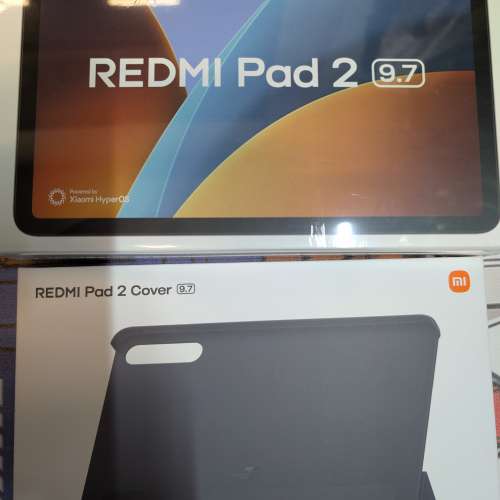 全新 Redmi Pad 2 9.7 吋 平板電腦 及 保護套
