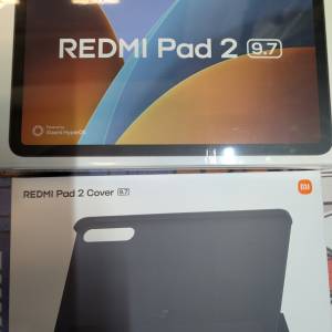 全新 Redmi Pad 2 9.7 吋 平板電腦 及 保護套