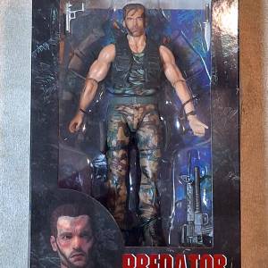 中古 NECA 鐵血戰士亞諾 Dutch 7" figure