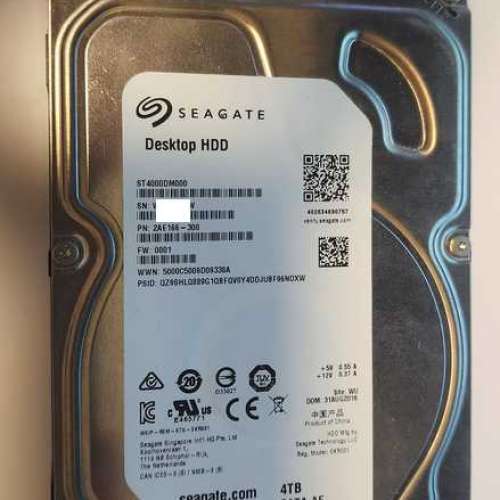 Seagate ST4000DM000 4TB Harddisk