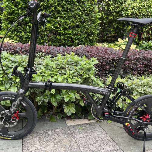 大理石黑色 2026  新款 JAVA NEO CB 佳沃 碳纖維 12速電變 油剎桶軸 16吋349 碳纖維...