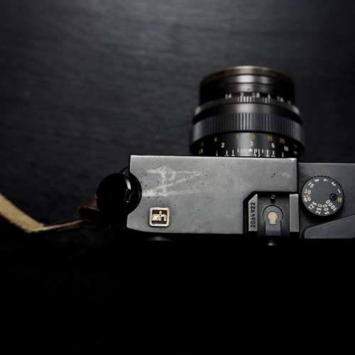leica m6 black paint pre-asph 1.4/50mm summilux-m patrick zachmann signature