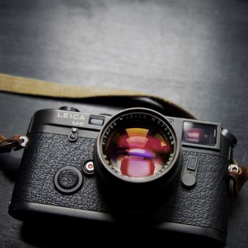 leica m6 black paint pre-asph 1.4/50mm summilux-m patrick zachmann signature