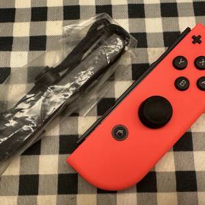 Switch 1 原廠右邊手制 鮮紅色 行貨99%新 非常少用和新淨 電量和操作全正常 有齊配...