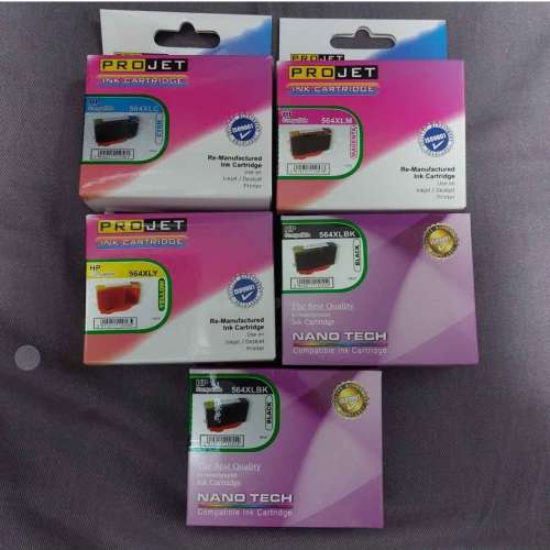 NANO TECH - HP 564XL CMYK 四色 + 1 黑色 墨盒
