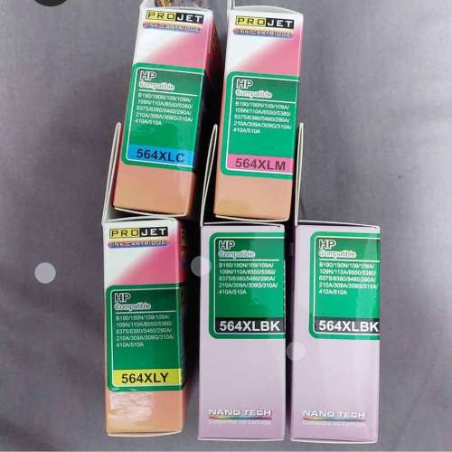 NANO TECH - HP 564XL CMYK 四色 + 1 黑色 墨盒