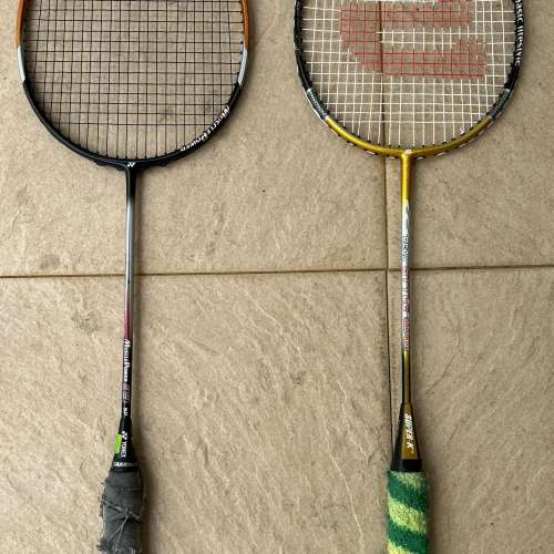 YY Yonex Muscle Power 33 SP 羽毛球拍 + SUPER-K 羽毛球拍 2塊羽毛球拍 清屋出售 ...
