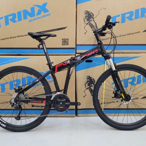 TRINX ARES 2.0 (黑) - 27速 油壓碟剎 26吋 鋁合金 摺車
