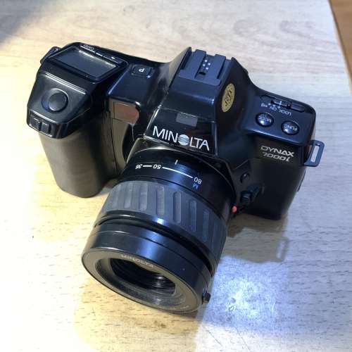 經典全球第一部Minolta 7000i 單反自動對焦相機 連2鏡頭相機
