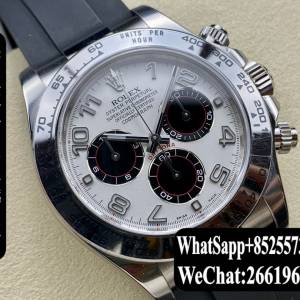 Rolex勞力士 daytona 116519-L(FC) 40mm 膠帶 計時 銀盤腕錶