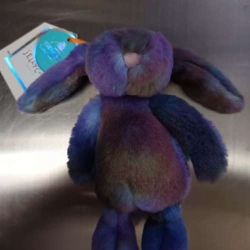全新 Jellycat Zodihop Luxe Bunny Bag Charm 太空混色邦尼兔毛公仔 鎖匙扣 吊飾