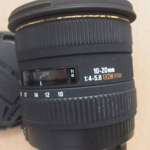 Sigma AF10-20mm F4-5.6 EX DC HSM  --- SA mount