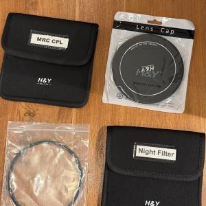 H&Y 112mm 磁吸 CPL & night filter 99新