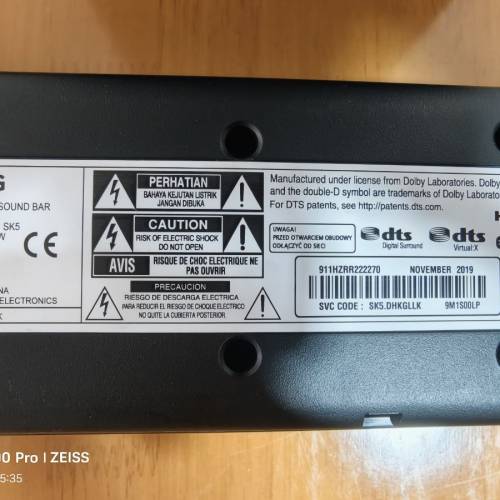 LG Sound Bar