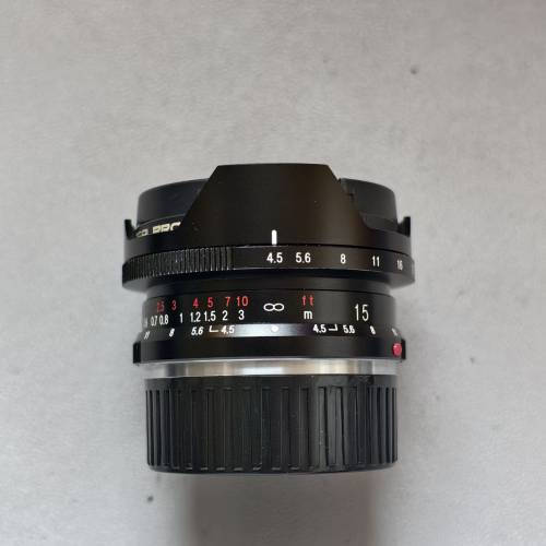 voigtlander 15mm f4.5 ii leica m mount