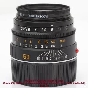 Rolleica&trade;-Select Leica Summarit-M 50/2.5 (2008) 19 Pix mint  $7300  WA 6807 ...
