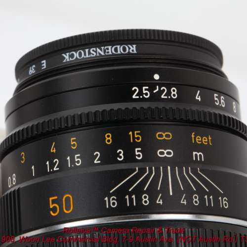 Rolleica&trade;-Select Leica Summarit-M 50/2.5 (2008) 19 Pix mint  $7300  WA 6807 ...