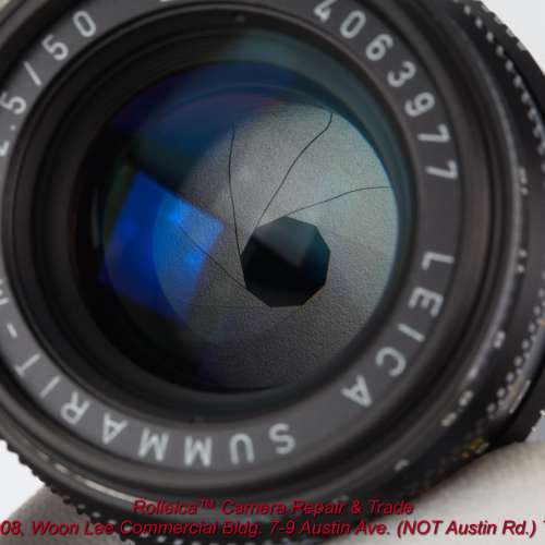 Rolleica&trade;-Select Leica Summarit-M 50/2.5 (2008) 19 Pix mint  $7300  WA 6807 ...