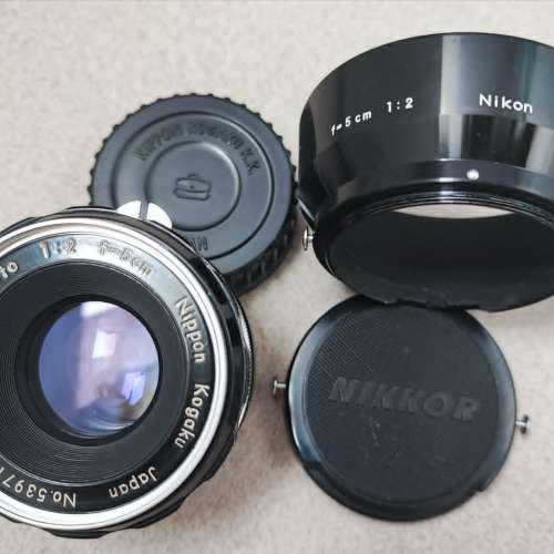 Nikon Nikkor-S 5cm f2 Non-ai手動單反鏡頭