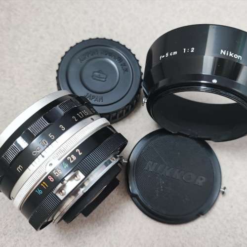 Nikon Nikkor-S 5cm f2 Non-ai手動單反鏡頭