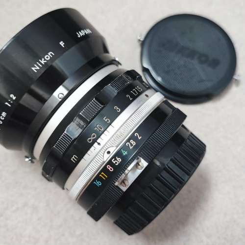 Nikon Nikkor-S 5cm f2 Non-ai手動單反鏡頭