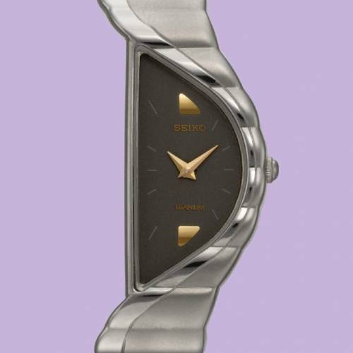 Vintage  Seiko Rivoli Half-Moon Lady's Quartz Watch
