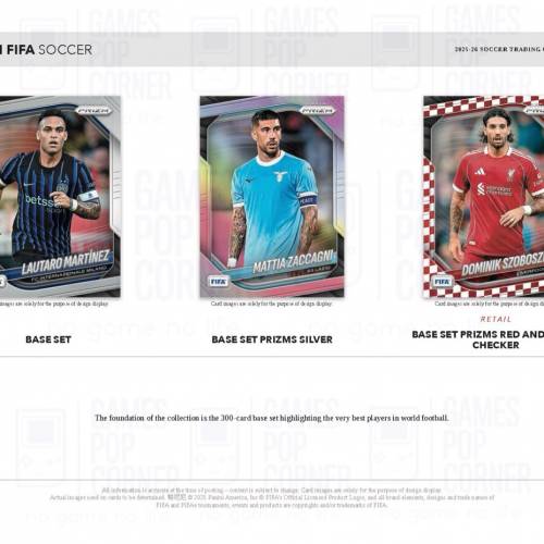 (接受預訂) PANINI PRIZM🇯🇵 2025⚽️FIFA SOCCER(手雷盒 Blaster , 零售盒 Retail)