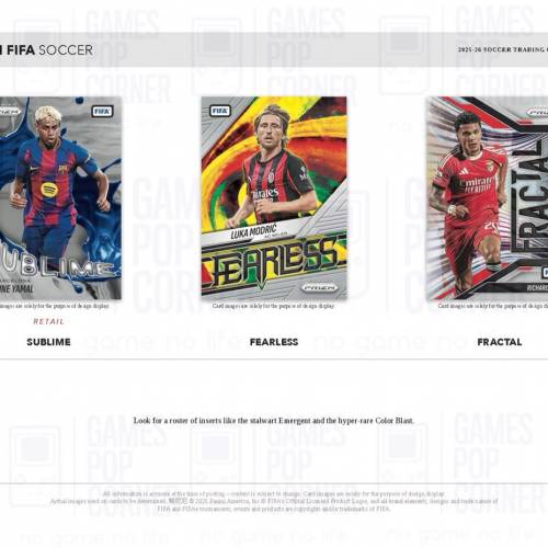 (接受預訂) PANINI PRIZM🇯🇵 2025⚽️FIFA SOCCER(手雷盒 Blaster , 零售盒 Retail)